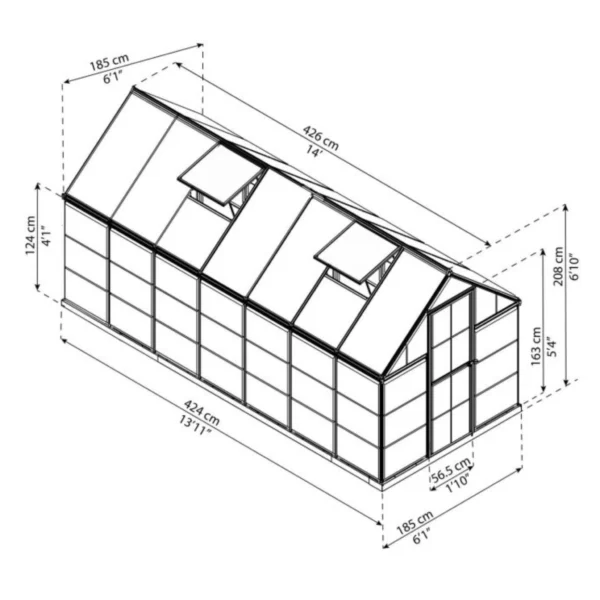 GREENHOUSE HYBRID 7,88 m2 - Image 4