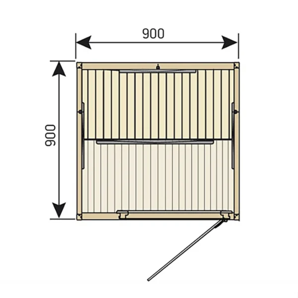 Harvia radiant infrared sauna for 1 person - Image 3