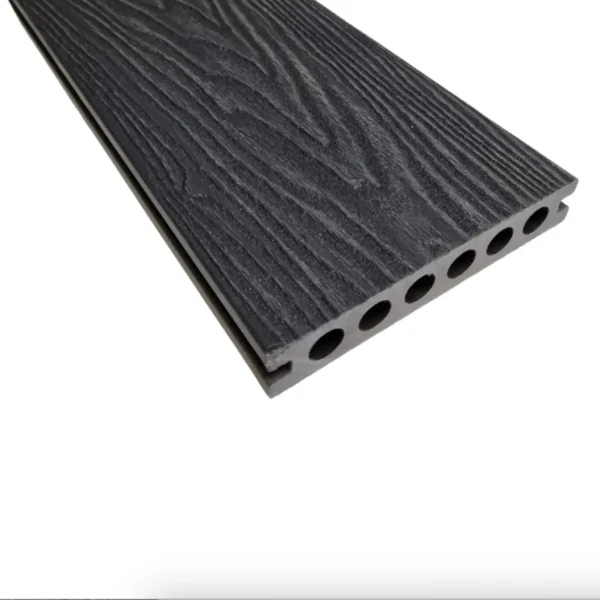 Deck board DUO composite wood, dark grey / grey 22x140x3850mm - Image 3