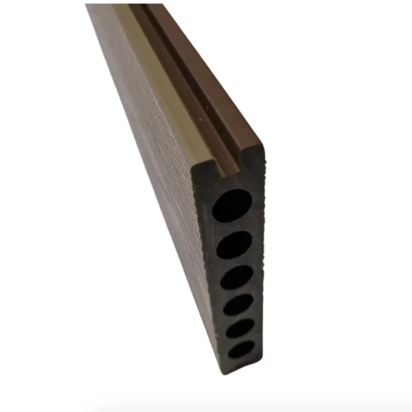 Deck board DUO composite wood white oak / brown 22x140x3850 mm - Image 4