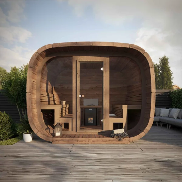 Celestial sauna 3x2.4m lämpöpuusta - Image 2