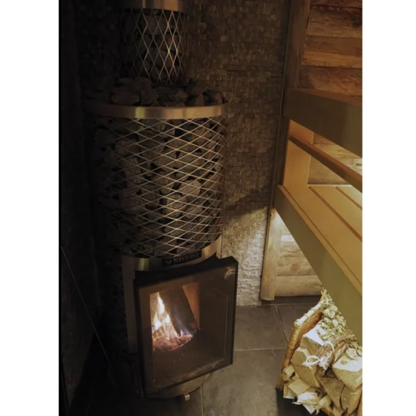 Kivi-IKI Jr wood burning stove, 10–20 m³ - Image 2