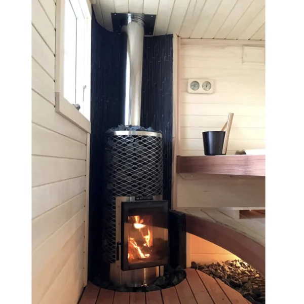 Kivi-IKI Jr wood burning stove, 10–20 m³ - Image 4