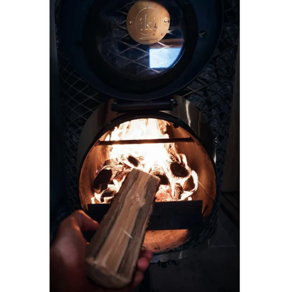 Mini IKI wood burning stove, 5–12 m³ - Image 3