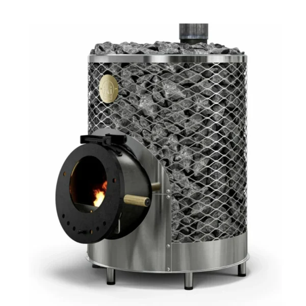 Original IKI wood burning stove, 10–25 m³ - Image 2