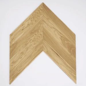 Woodengold oak french herringbone chevron 45°/60° T&G obiekt (90x500 mm)