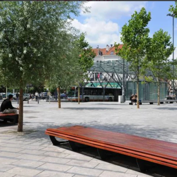 Anykšta Midi ulkopenkki ilman selkänojaa - Image 3