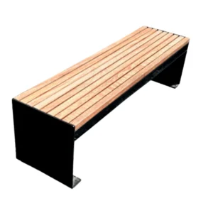 Outdoor bench without backrest SIGA